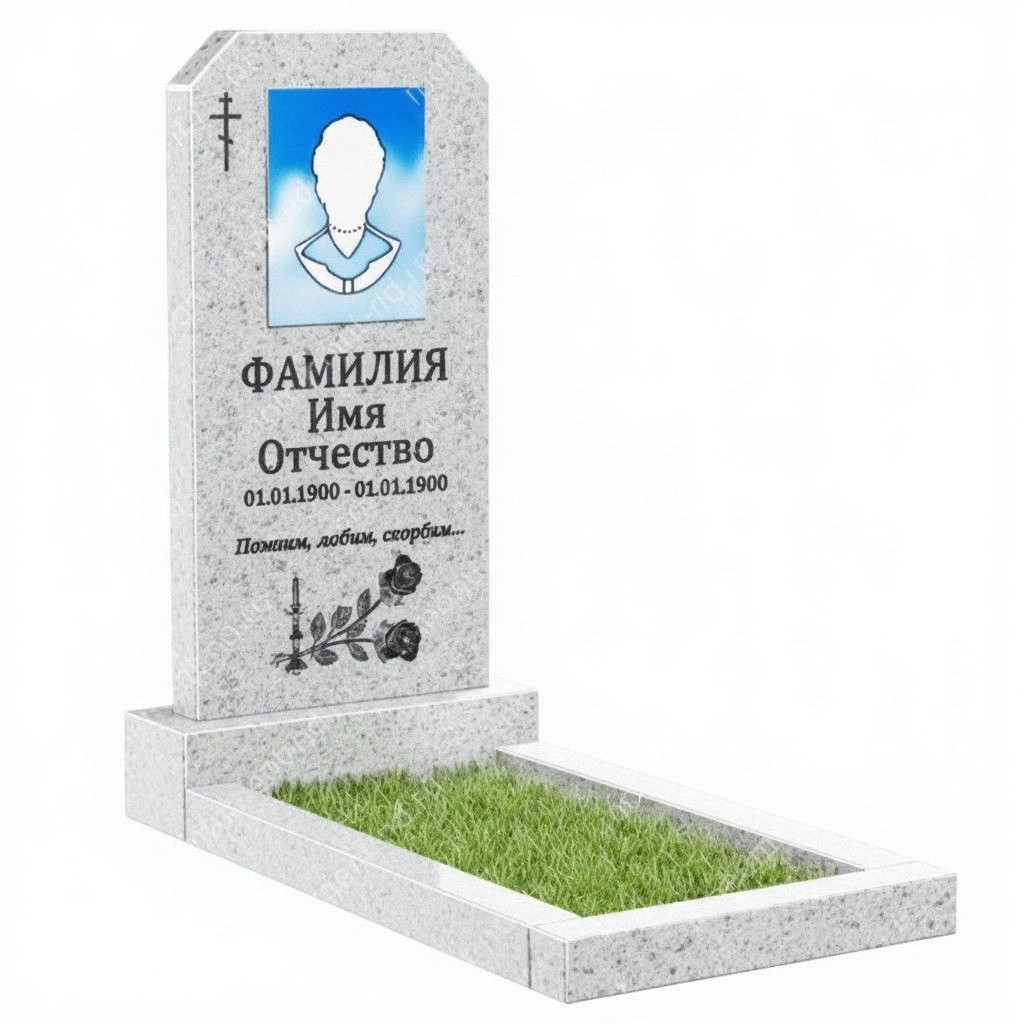 29b1b4e4bf9a27bb2f8183dc51.jpg Памятник из мансуровского гранита МВ-020 — изображение 1