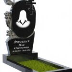 Резной памятник с барельефом ПБ-34