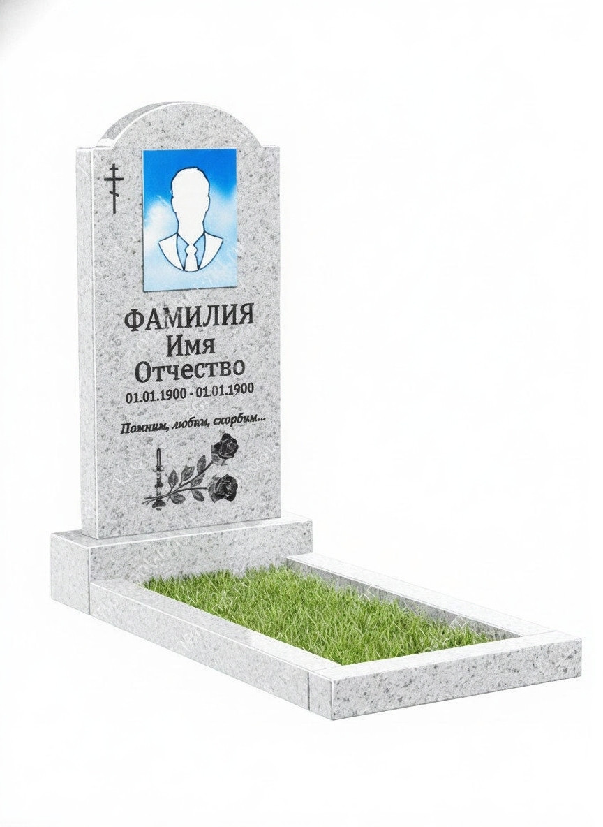 ba470c11606cb4d3172e4e4d9c.jpg Памятник из мансуровского гранита МВ-011 — изображение 1