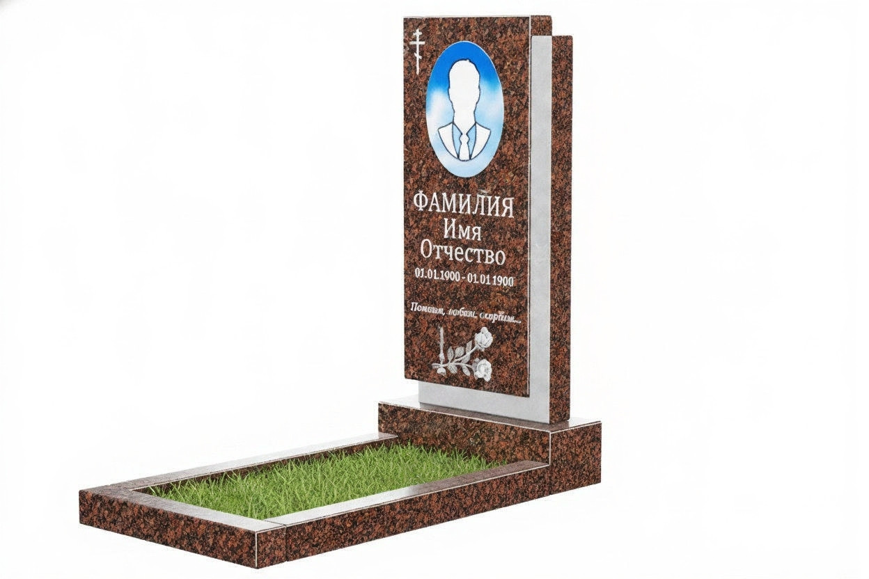 f154eb1520b6678c9e32cb85f0.jpg Памятник из дымовского гранита ДВ - 039 — изображение 1