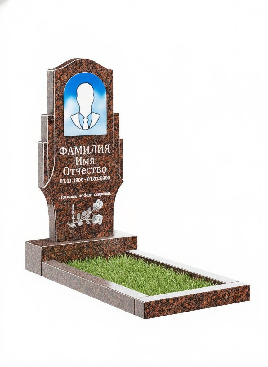 f82ece0d7c891b825383c4ab08.jpg Памятник из дымовского гранита ДВ - 036 — изображение 1